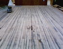 Still the first run of the sander at a different angle.