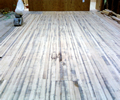 first run of the sander.