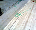 Second run of the sander.