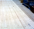 Second run of the sander.