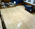 First coat of varnish.